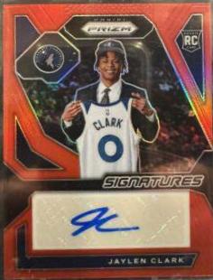 Jaylen Clark [Red Prizm] #RSI-CRK