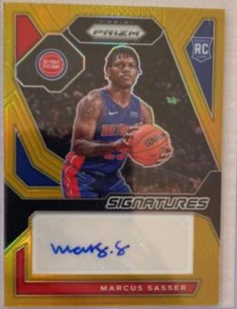 Marcus Sasser [Gold Prizm] #RSI-SAS