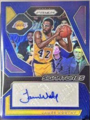 James Worthy [Blue Prizm] #SIG-JWT