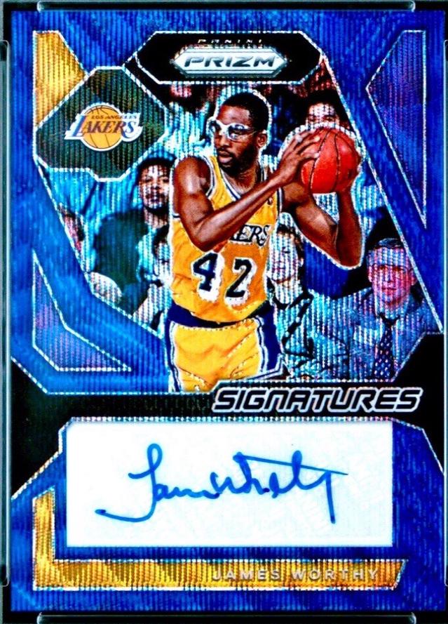 James Worthy [Blue Wave Prizm] #SIG-JWT