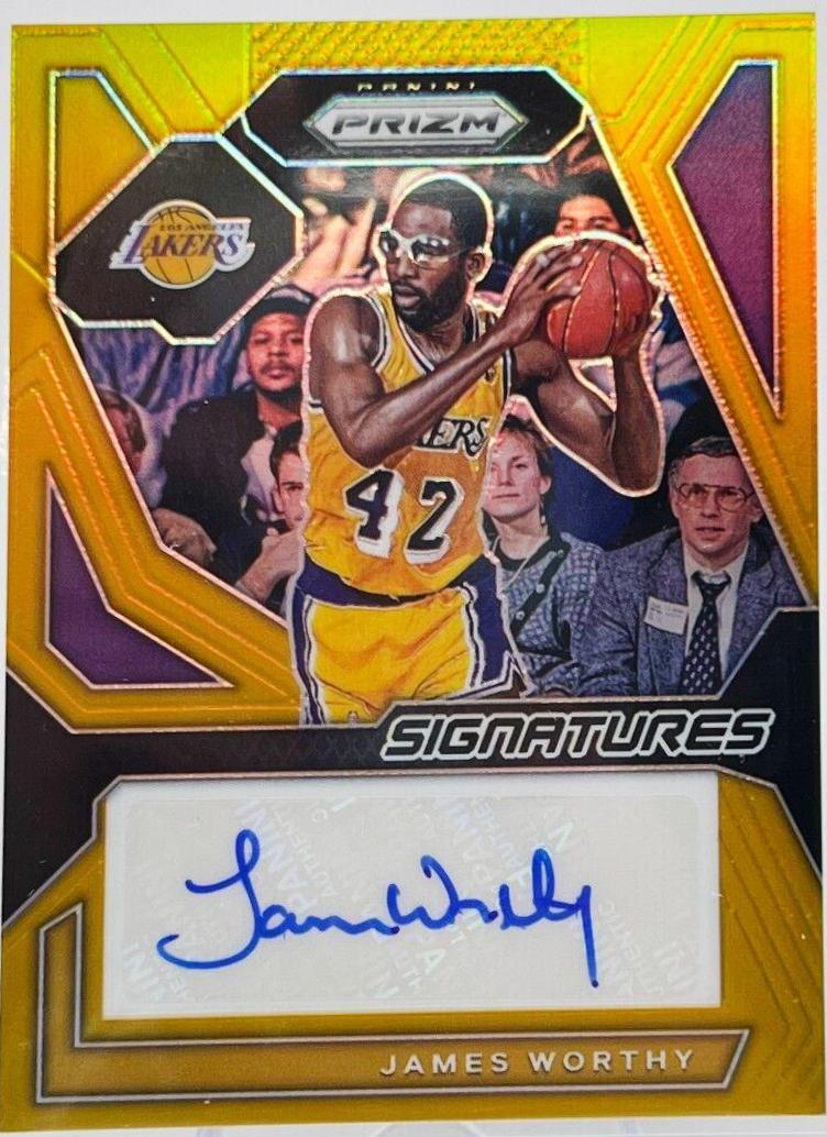 James Worthy [Gold Prizm] #SIG-JWT