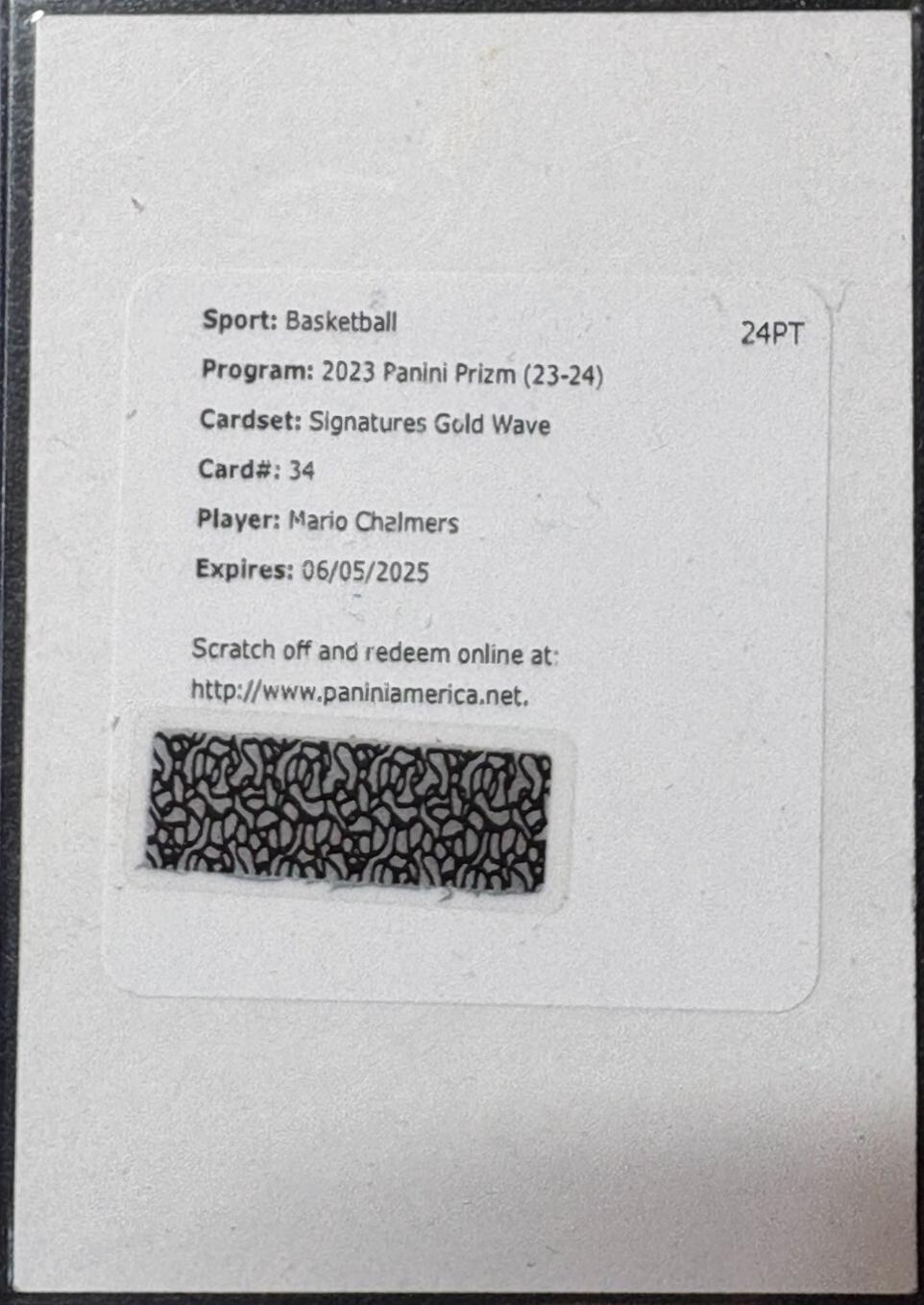 Mario Chalmers [Gold Wave Prizm] #34