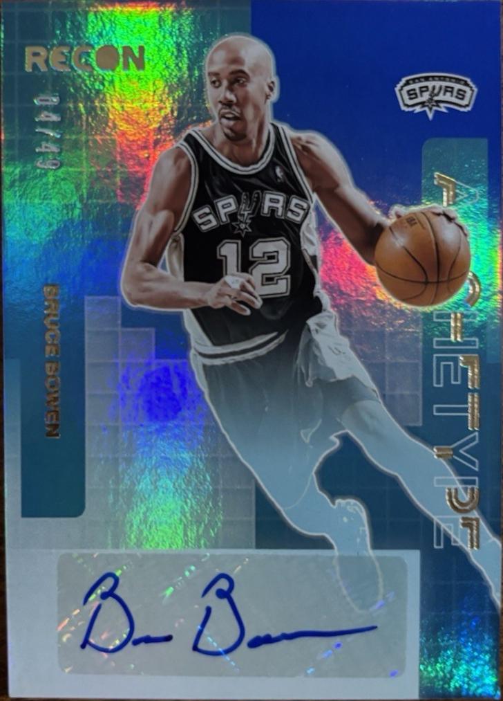 Bruce Bowen [Blue] #AS-BOW