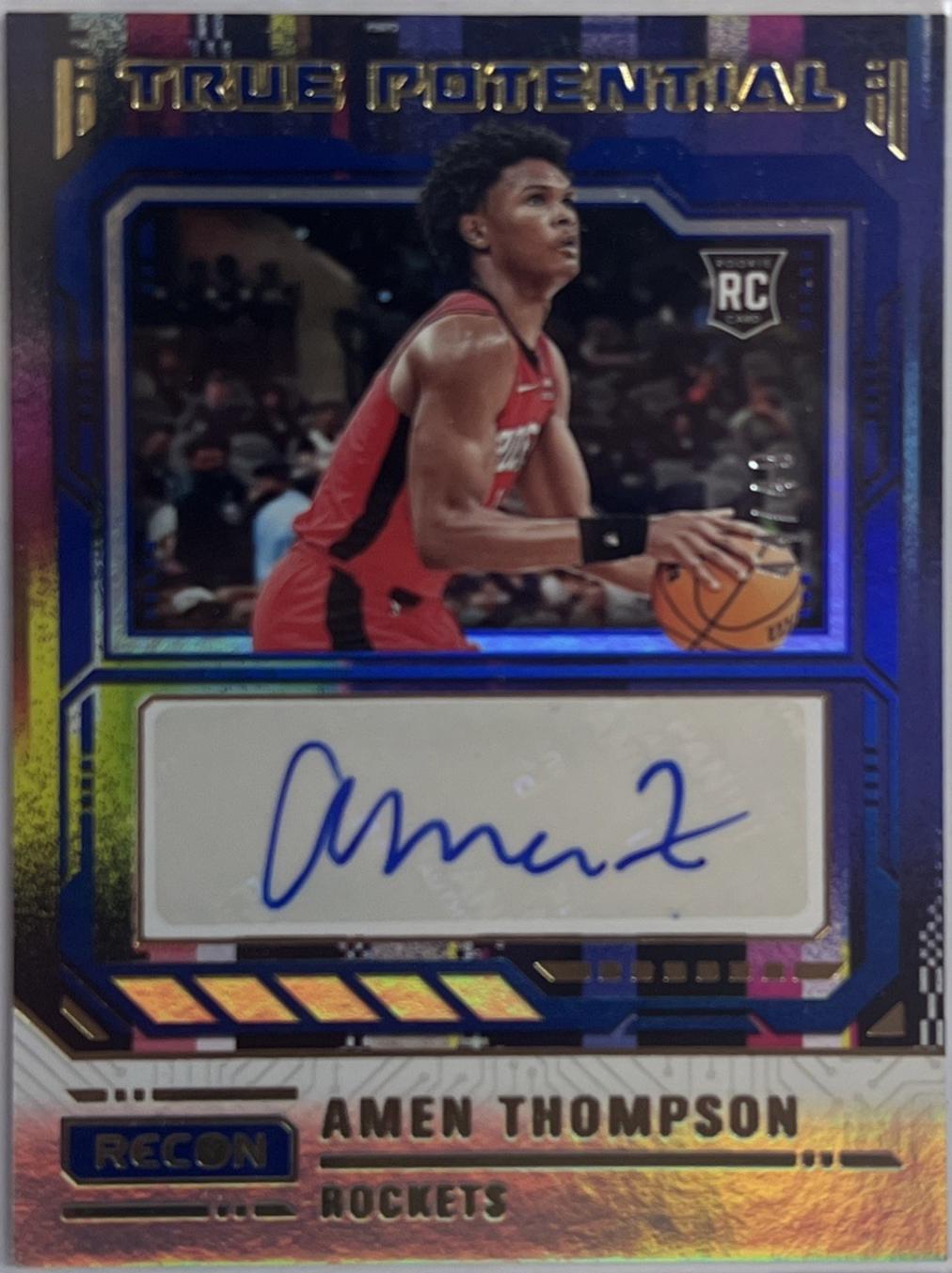 Amen Thompson [Blue] #TPS-AMN