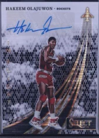 Hakeem Olajuwon [Black Finite Prizm] #IFS-OLA