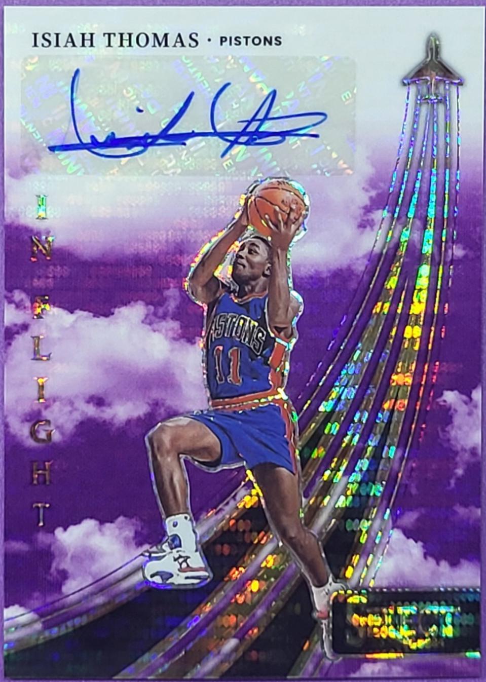 Isiah Thomas [Neon Purple Pulsar FOTL Prizm] #IFS-THM