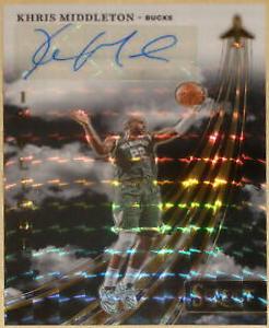 Khris Middleton [Black Finite Prizm] #IFS-MID