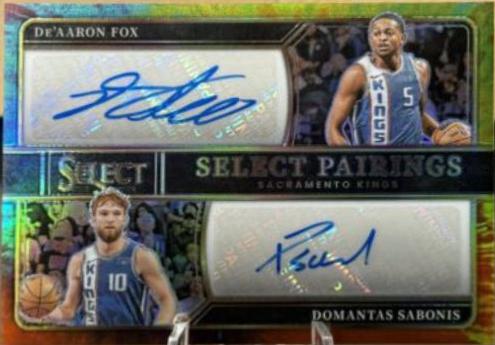 De'Aaron Fox / Domantas Sabonis [Tie-Dye Prizm] #SP-SAC