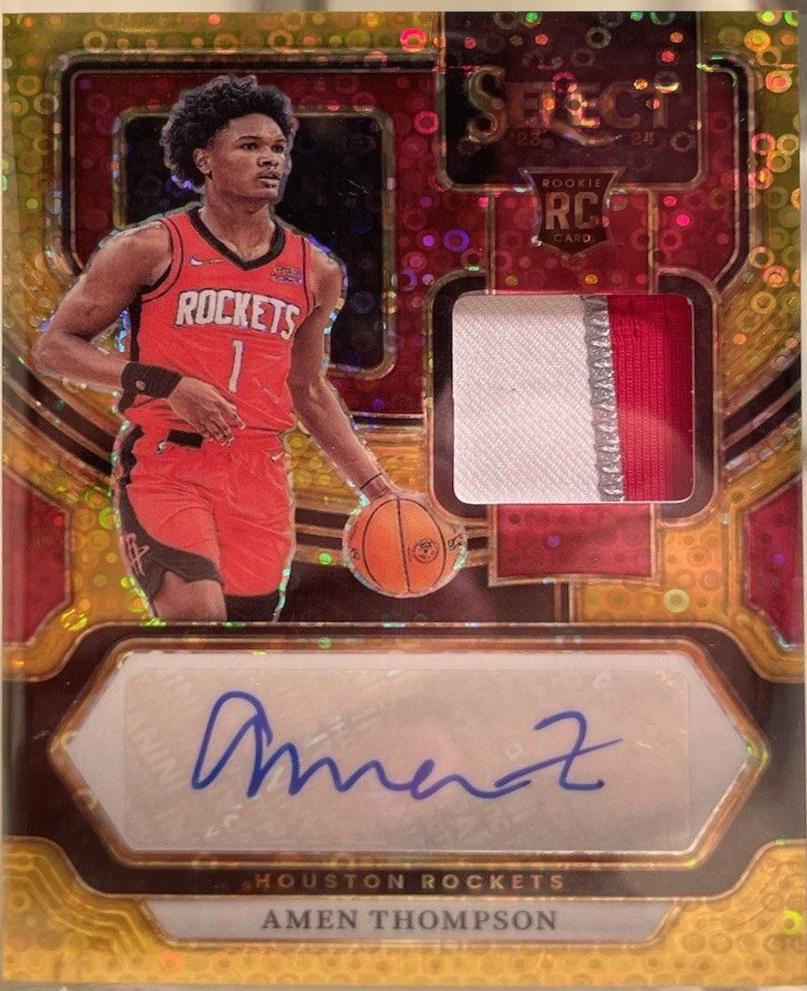 Amen Thompson [Gold Prizm] #RJ-AMN