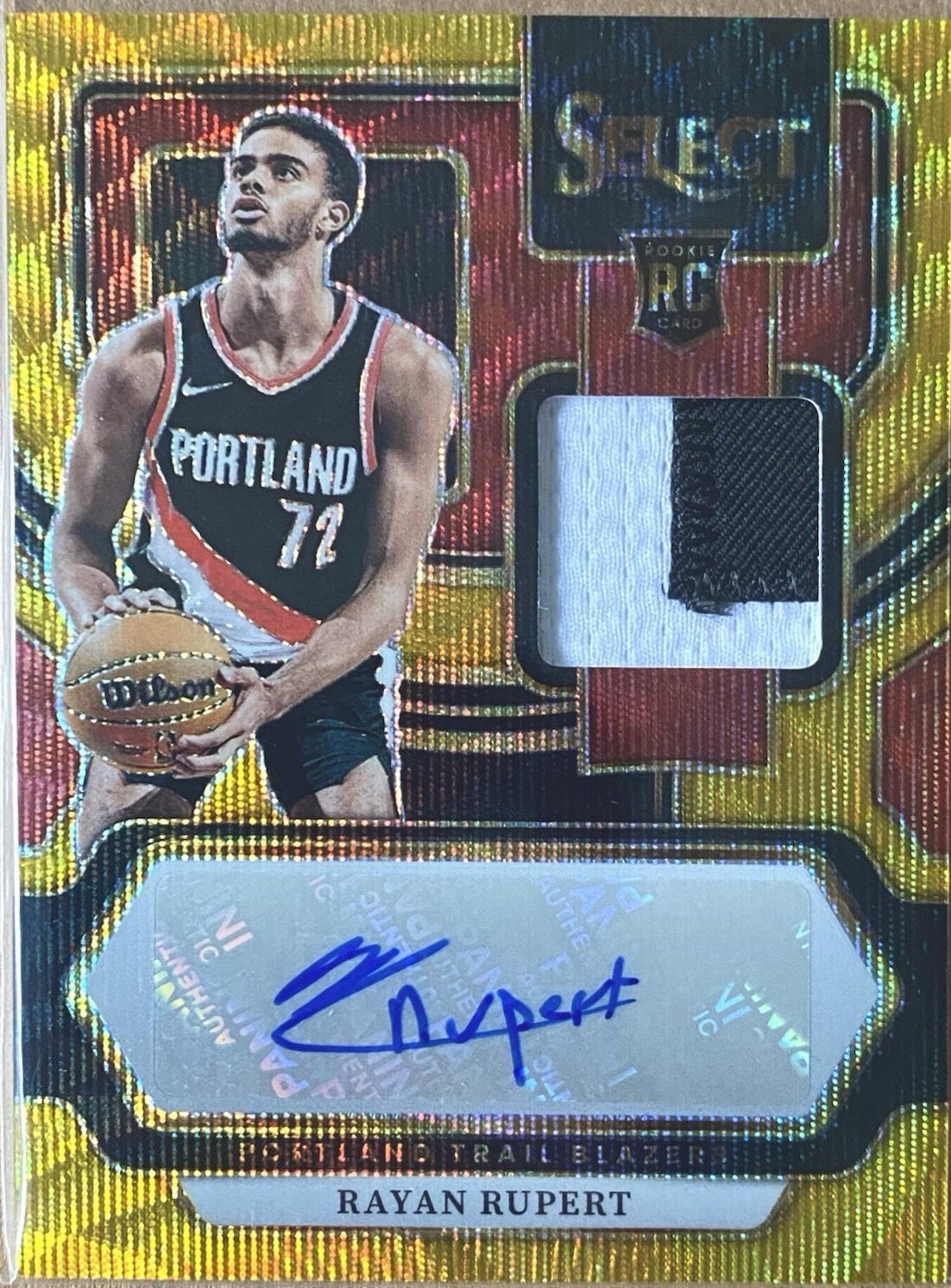 Rayan Rupert [Wave Gold Prizm] #RJ-RUP