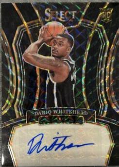 Dariq Whitehead [Black Finite Prizm] #RS-WTH