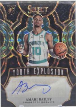 Amari Bailey [Black Finite Prizm] #YE-MAR