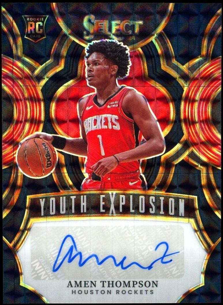 Amen Thompson [Black Finite Prizm] #YE-AMN