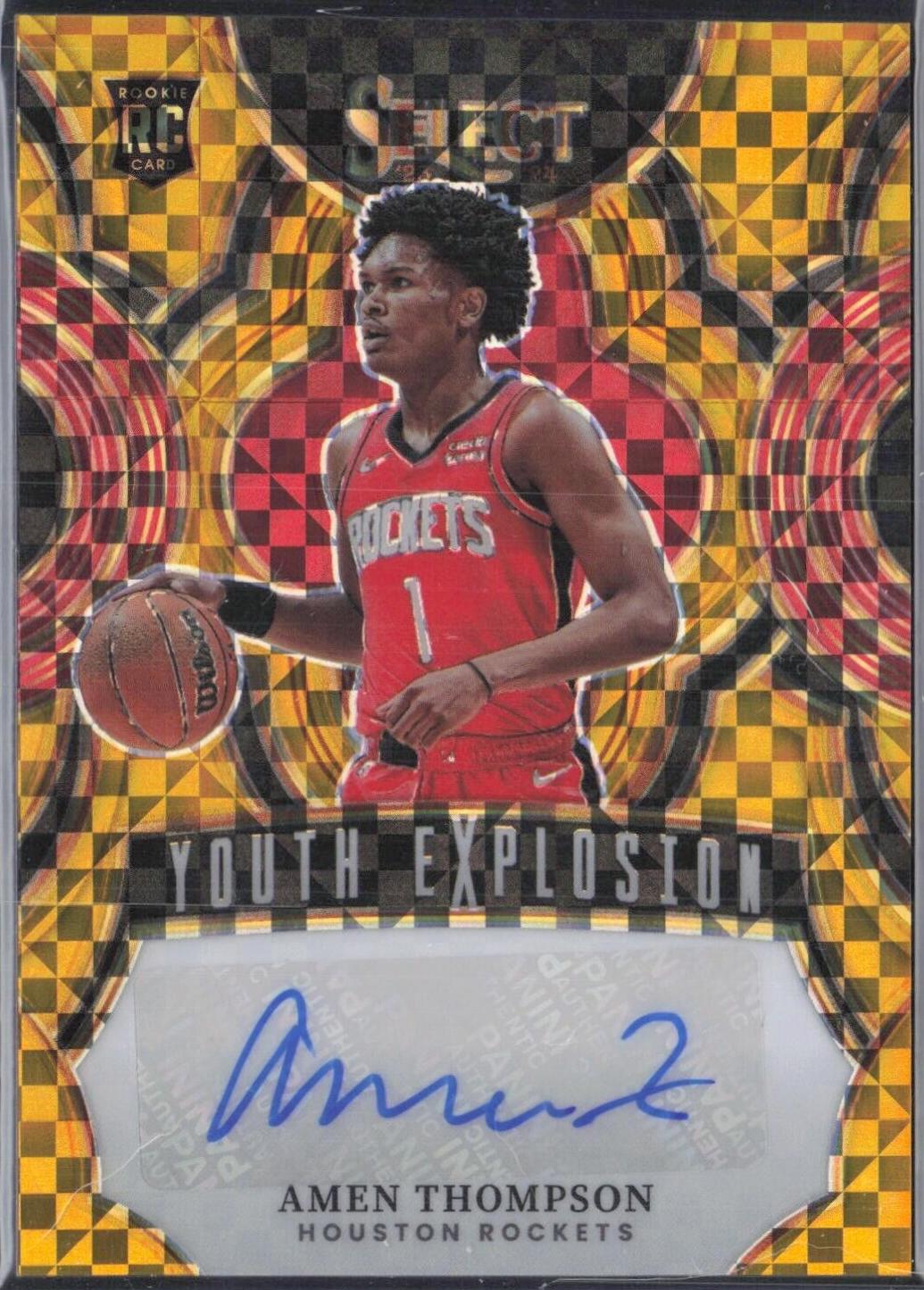 Amen Thompson [Gold Prizm] #YE-AMN