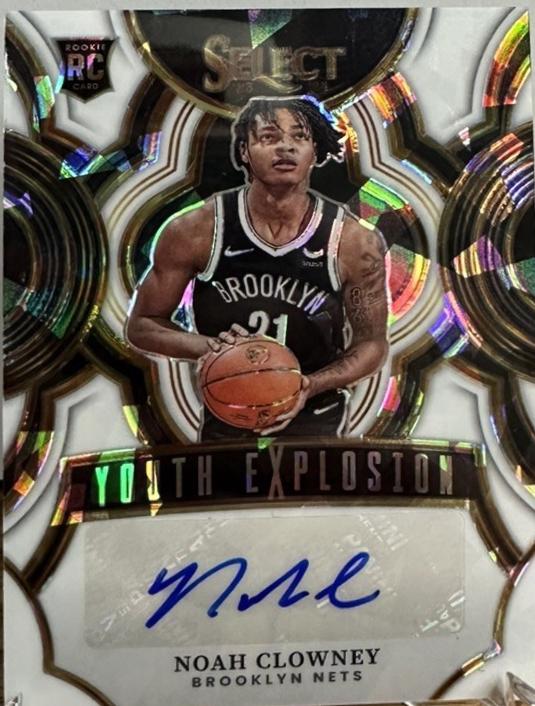 Noah Clowney [White Cracked Ice Prizm] #YE-CLY