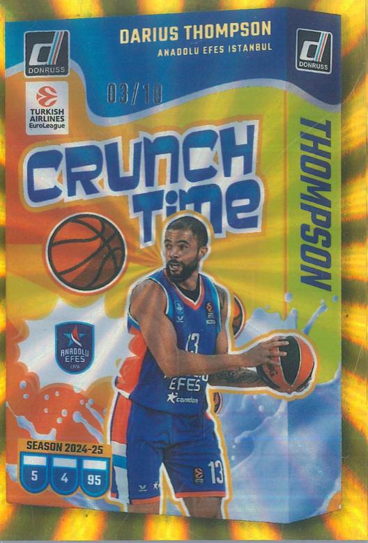 Darius Thompson [Gold Laser] #13