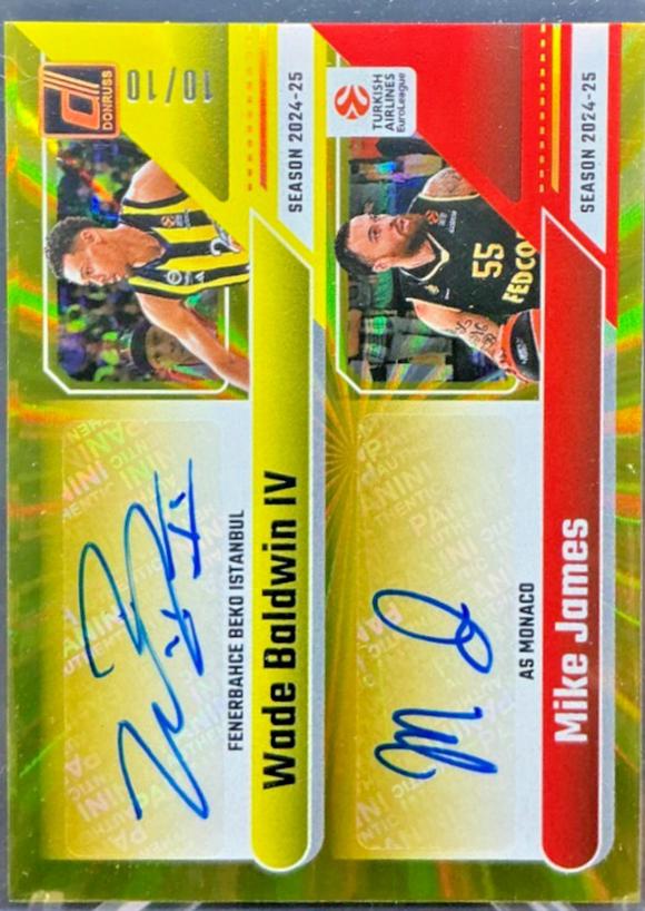 Wade Baldwin IV / Mike James [Gold Laser] #8