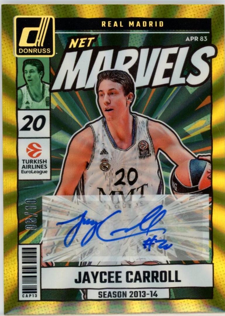 Jaycee Carroll [Gold Laser] #6
