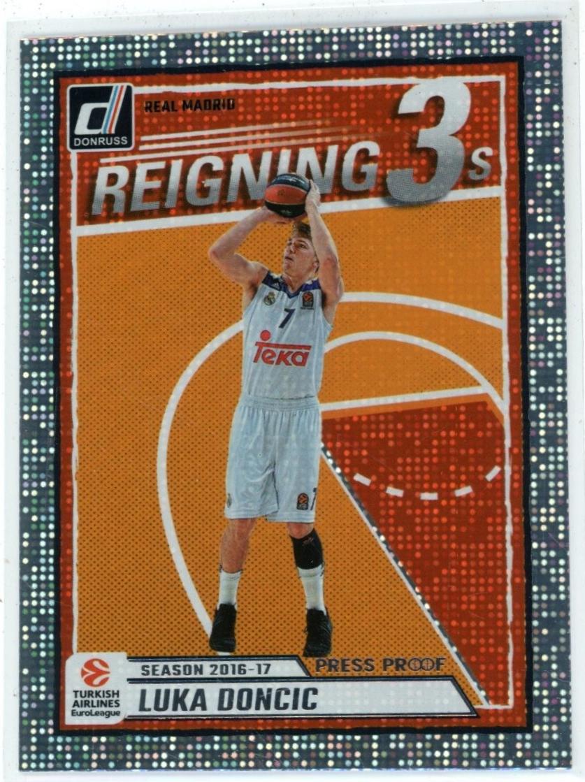 Luka Doncic [Silver Press Proof] #12