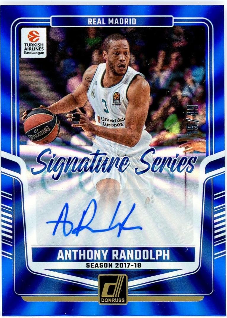 Anthony Randolph [Blue Laser Holo] #45