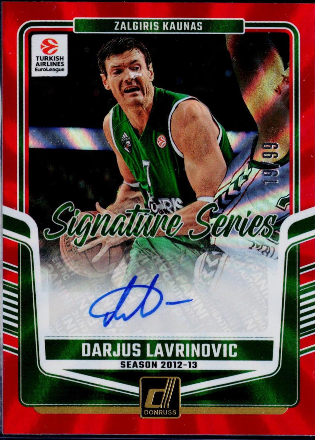Darjus Lavrinovic [Red Laser Holo] #9