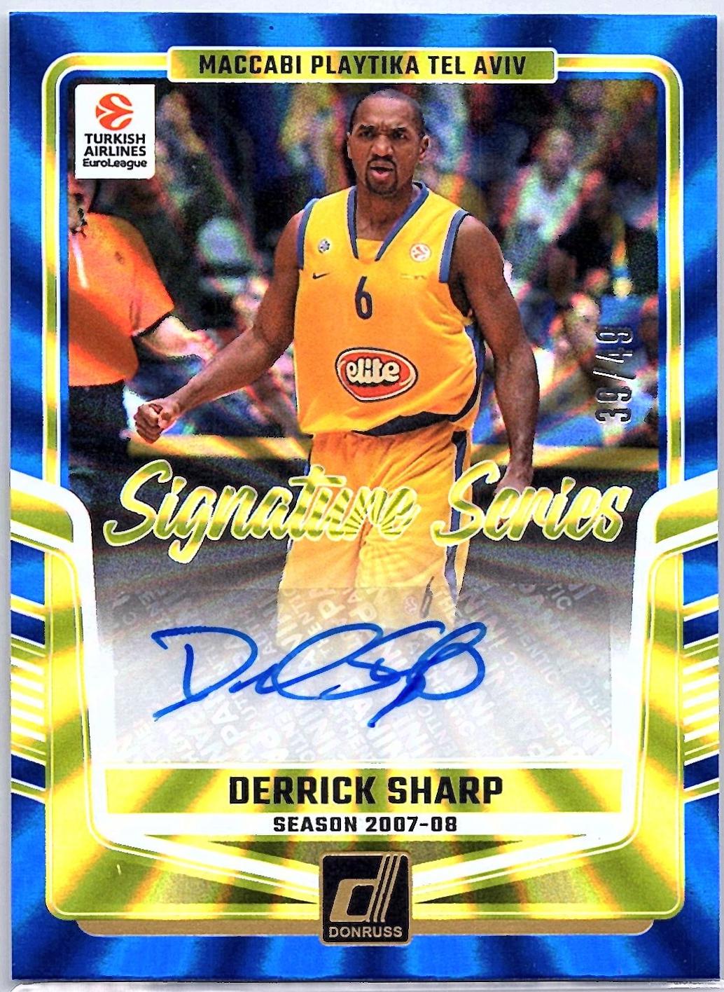 Derrick Sharp [Blue Laser Holo] #4