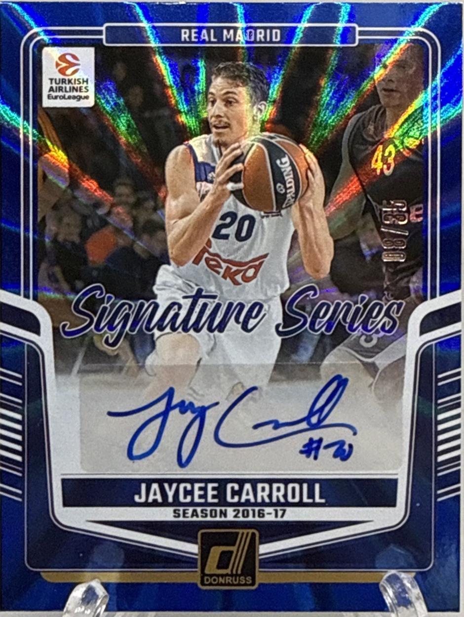 Jaycee Carroll [Blue Laser Holo] #29