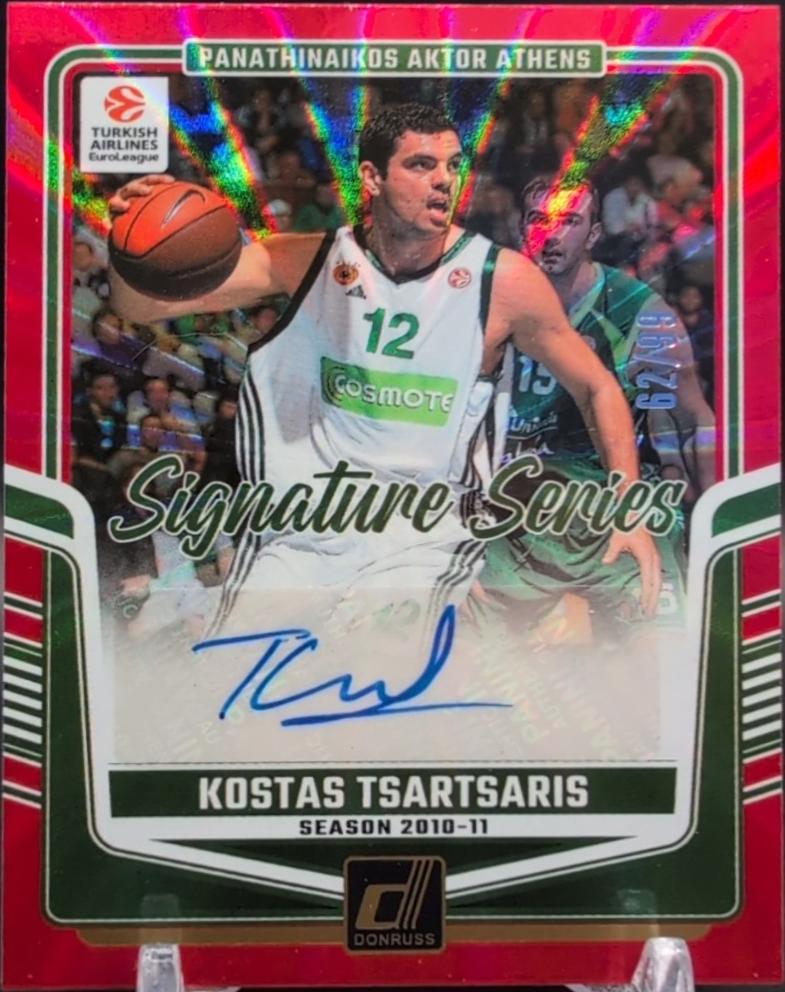 Kostas Tsartsaris [Red Laser Holo] #15