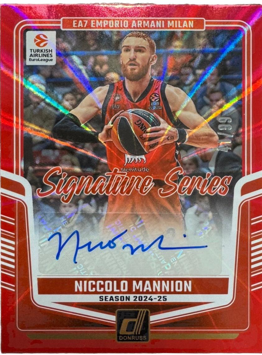 Niccolo Mannion [Red Laser Holo] #39
