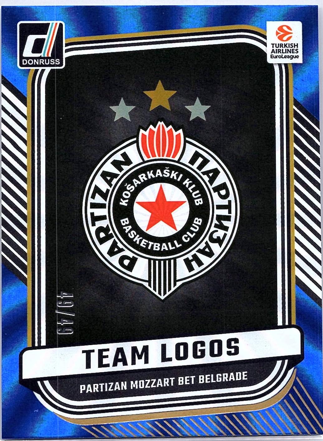 Partizan Mozzart Bet Belgrade [Blue Laser] #14