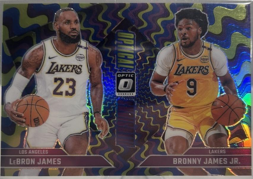 Bronny James Jr. / LeBron James [Blue] #2