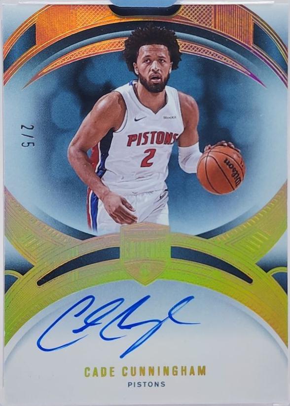 Cade Cunningham [Gold Autograph] #6
