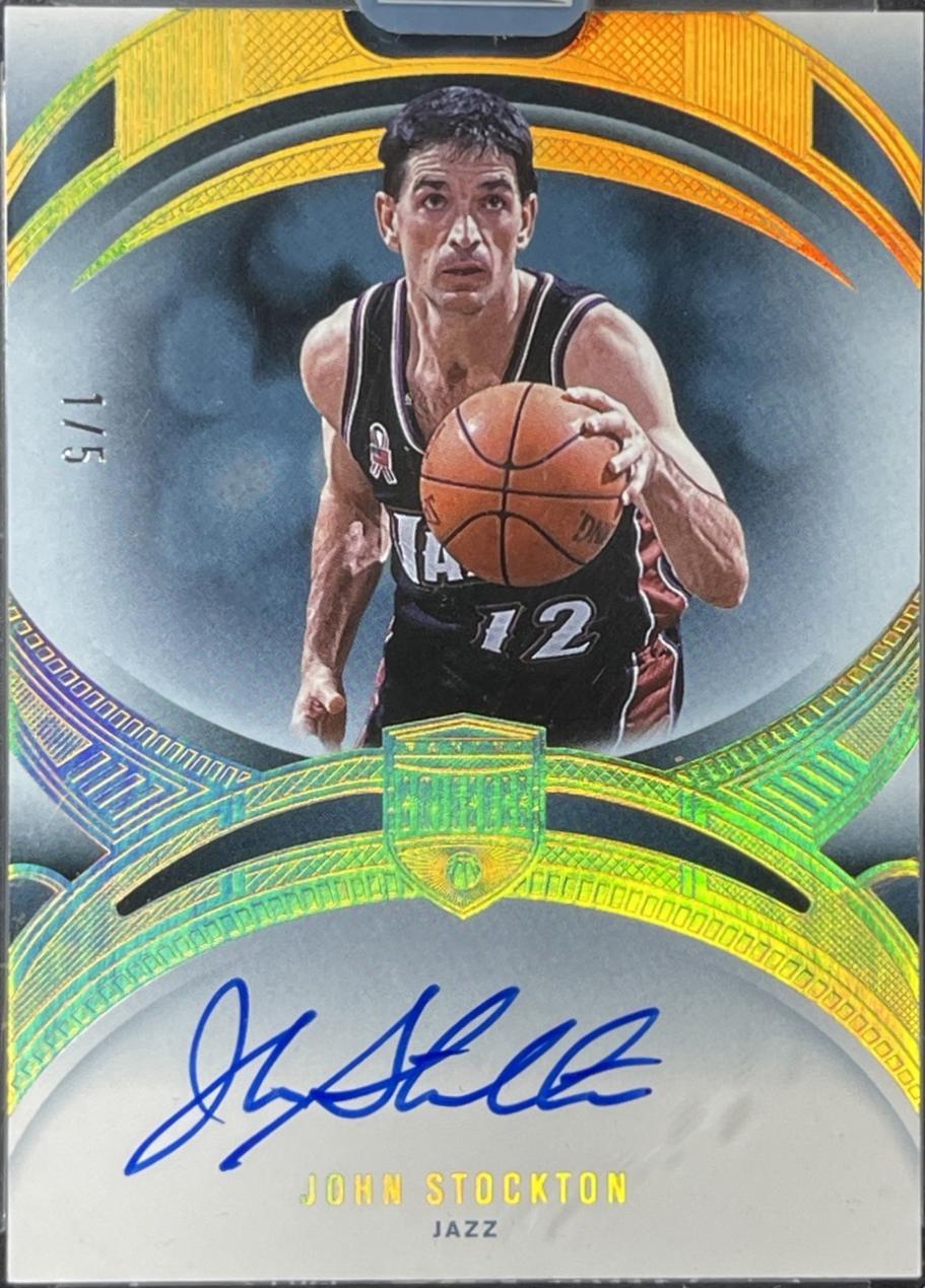 John Stockton [Gold Autograph] #23