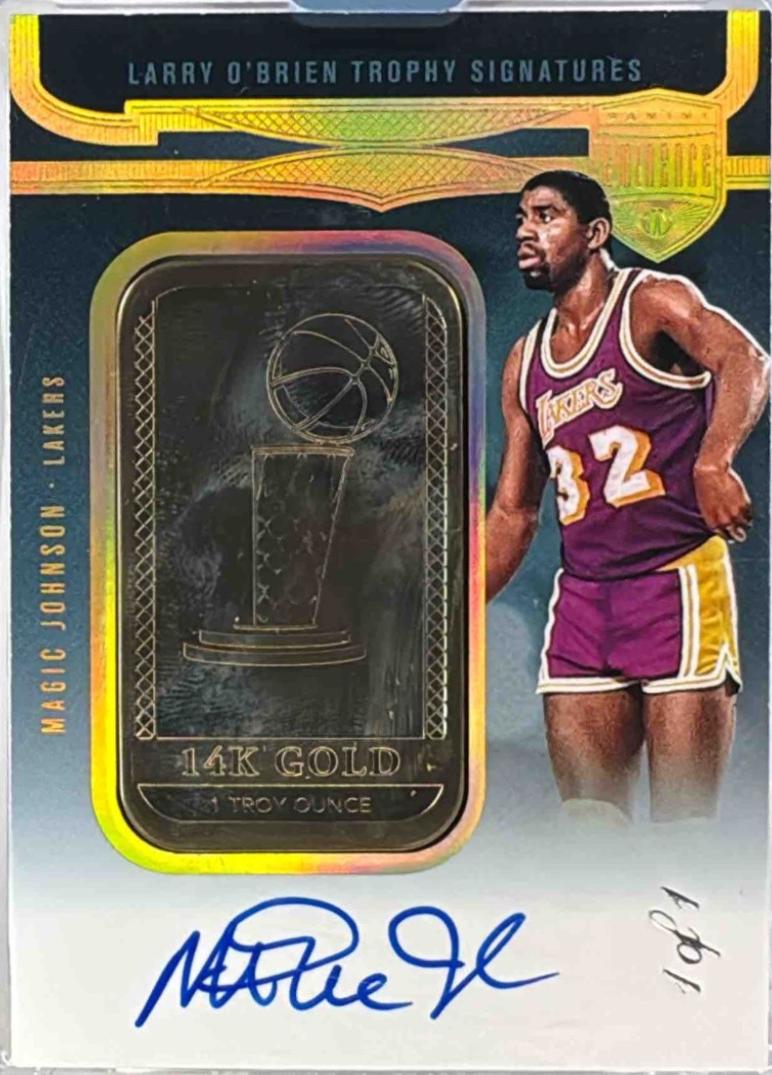Magic Johnson [Gold Autograph] #8