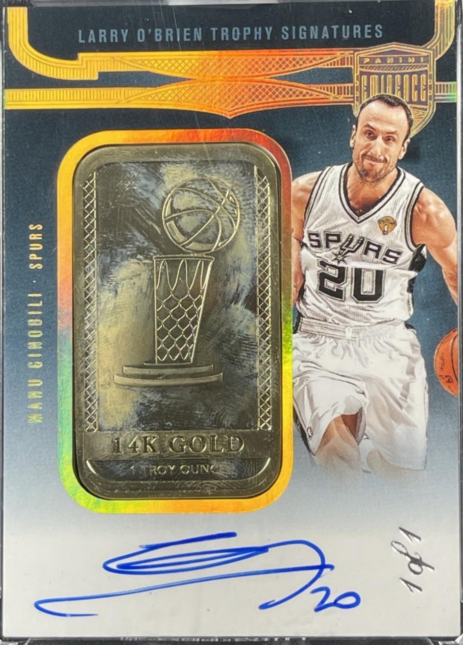 Manu Ginobili [Gold Autograph] #16