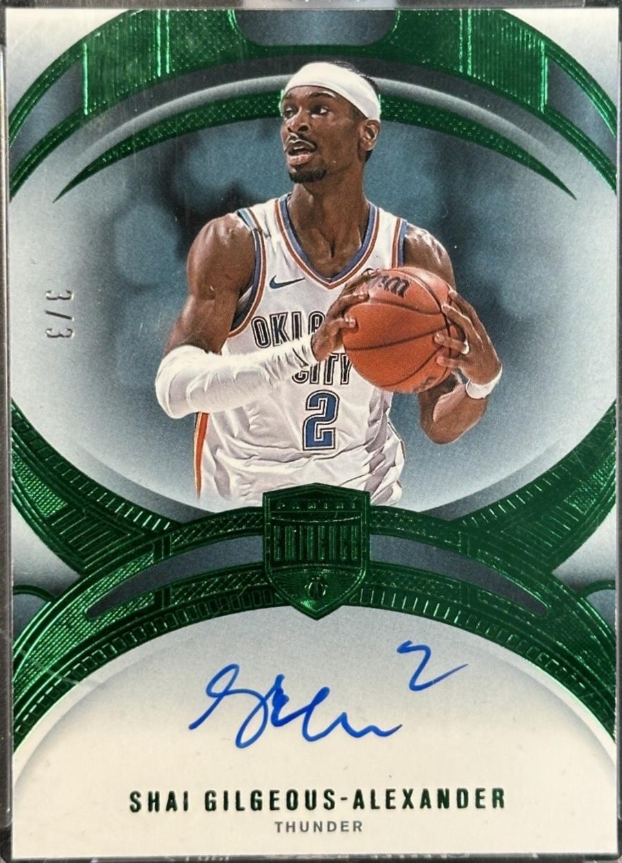 Shai Gilgeous-Alexander [Emerald Autograph] #7