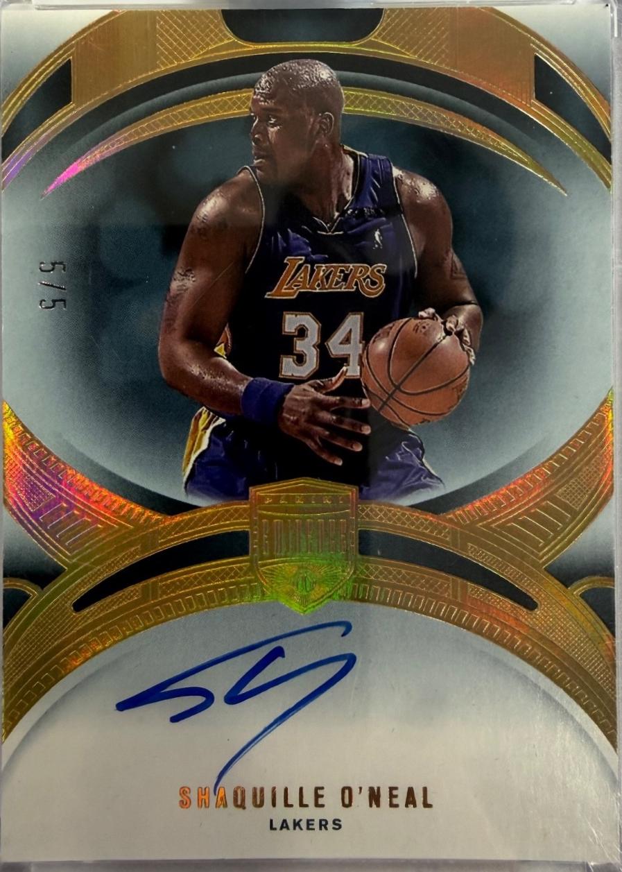 Shaquille O'Neal [Gold Autograph] #5