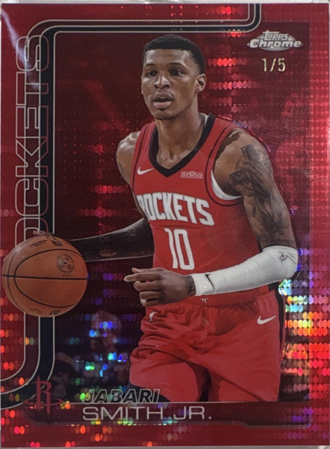 Jabari Smith Jr. [Red Basketball Refractor] #62