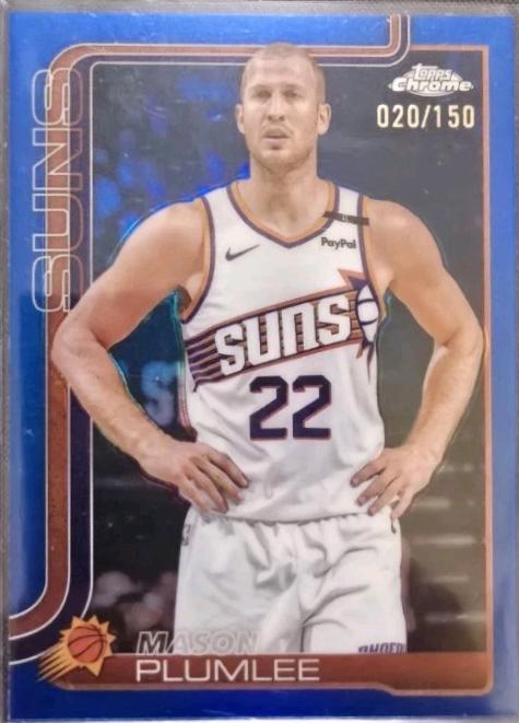 Mason Plumlee [Blue Refractor] #106