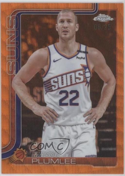 Mason Plumlee [Orange Wave Refractor] #106