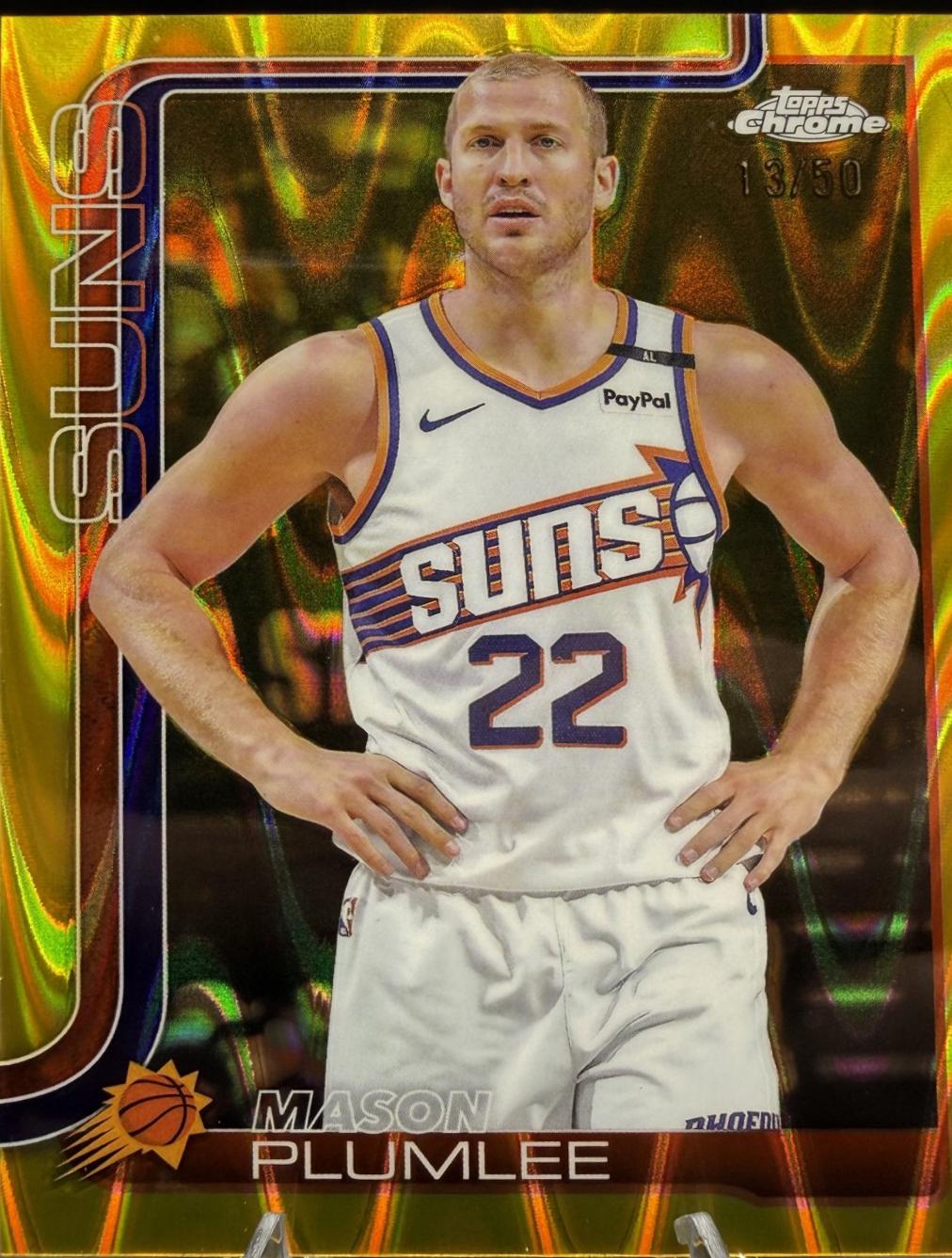 Mason Plumlee [RayWave Gold Refractor] #106