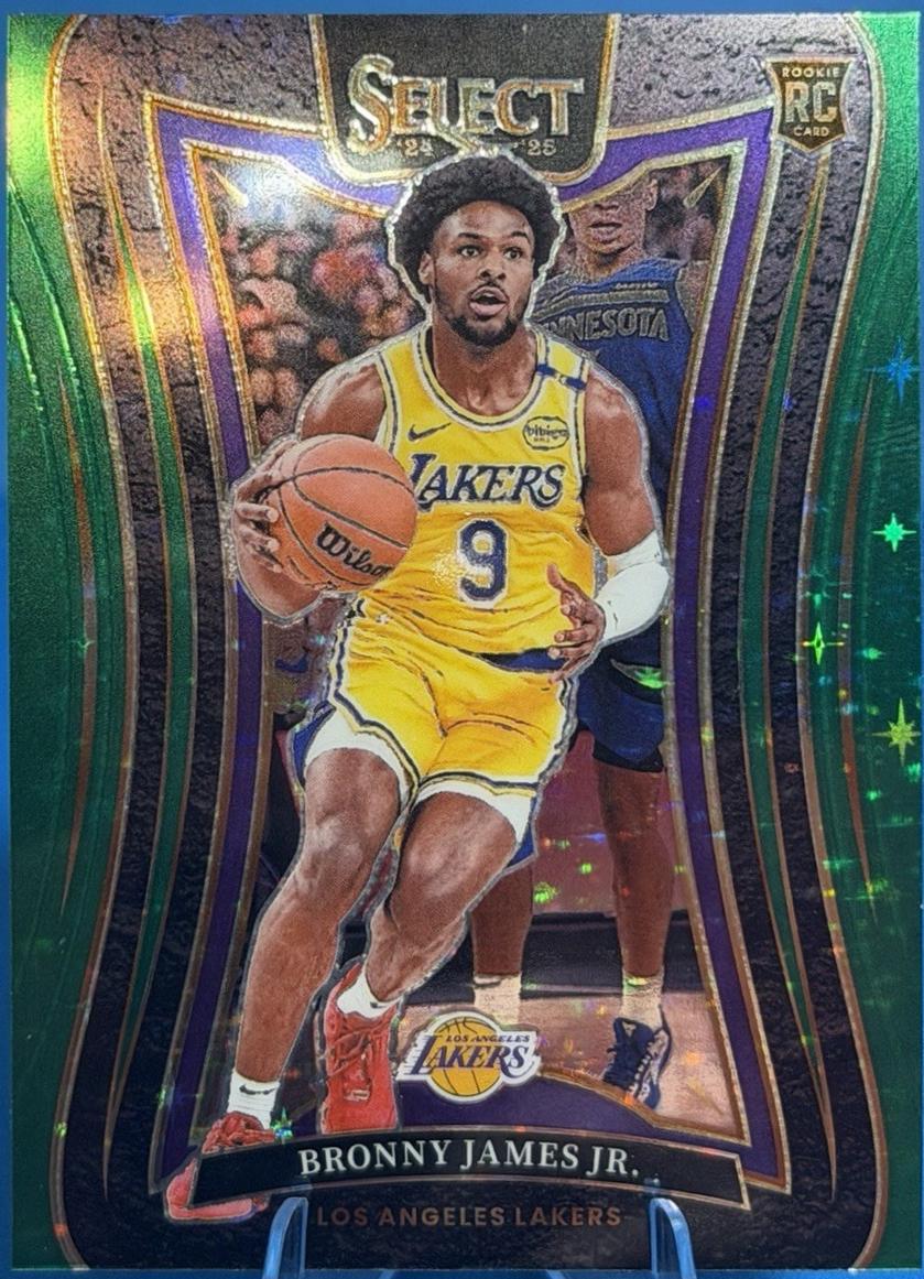 Bronny James Jr. [Green Stars Prizm] #369