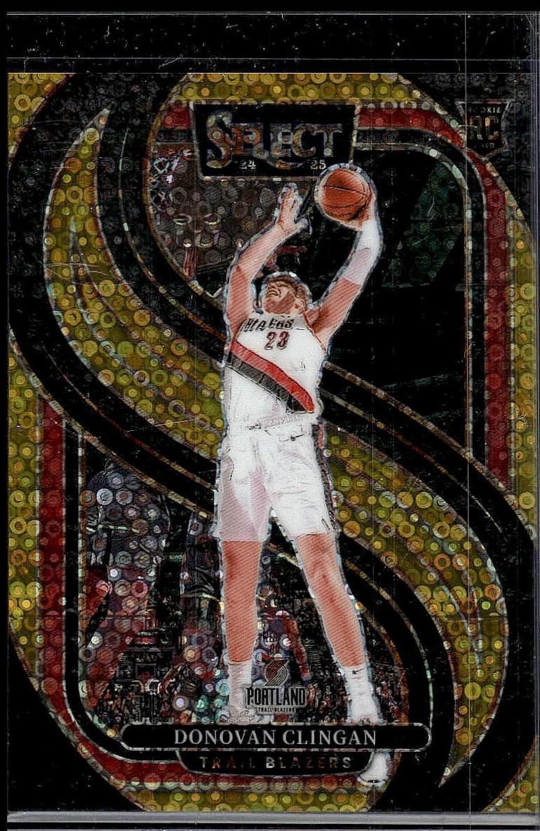 Donovan Clingan [Gold Disco Prizm] #199