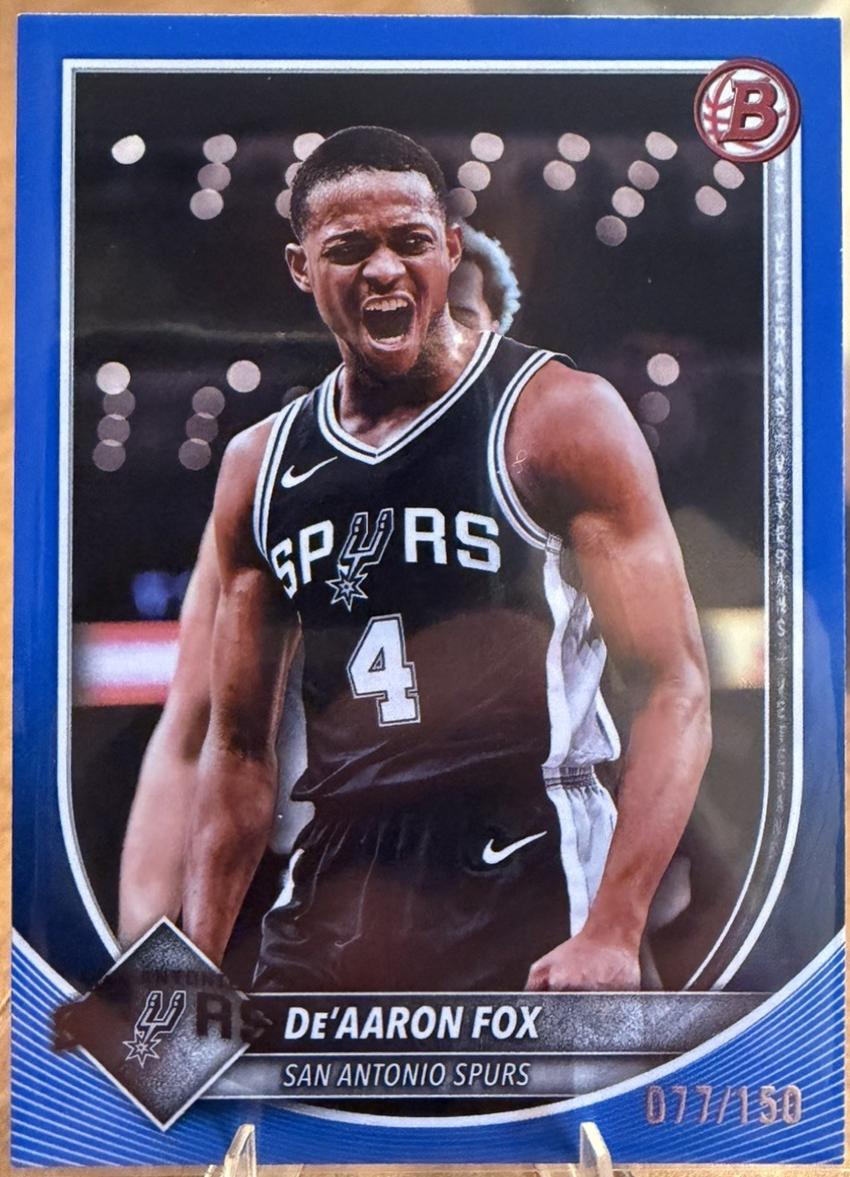 De'Aaron Fox [Blue Border] #144