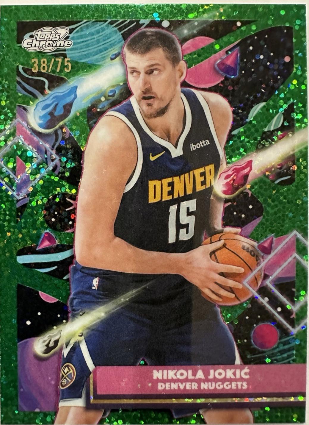 Nikola Jokic [Green Space Dust Refractor] #95