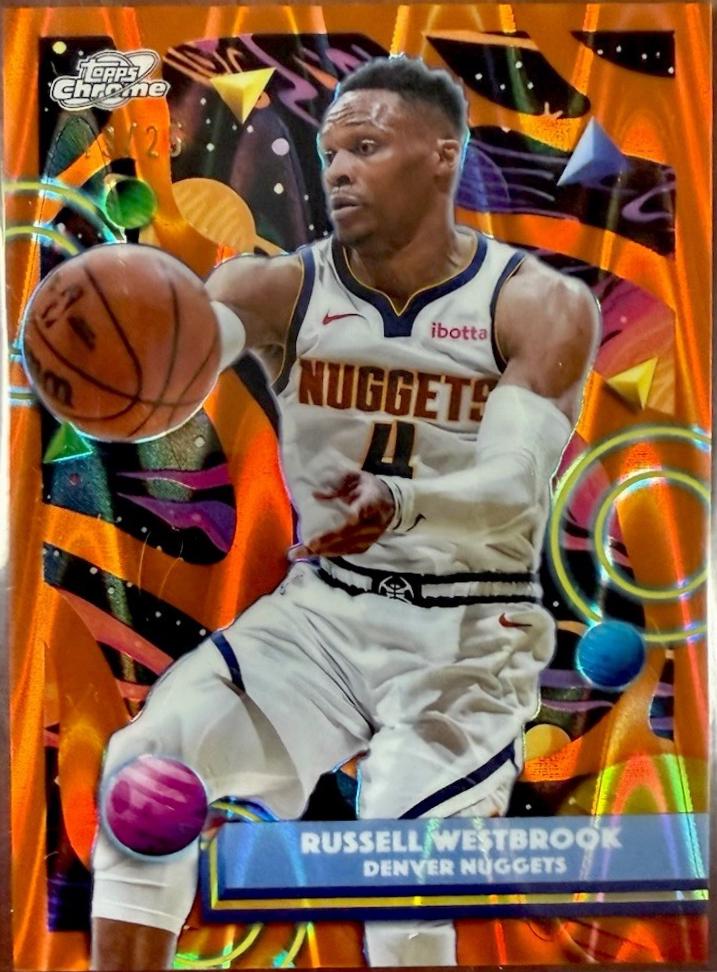 Russell Westbrook [Orange Galactic Refractor] #43