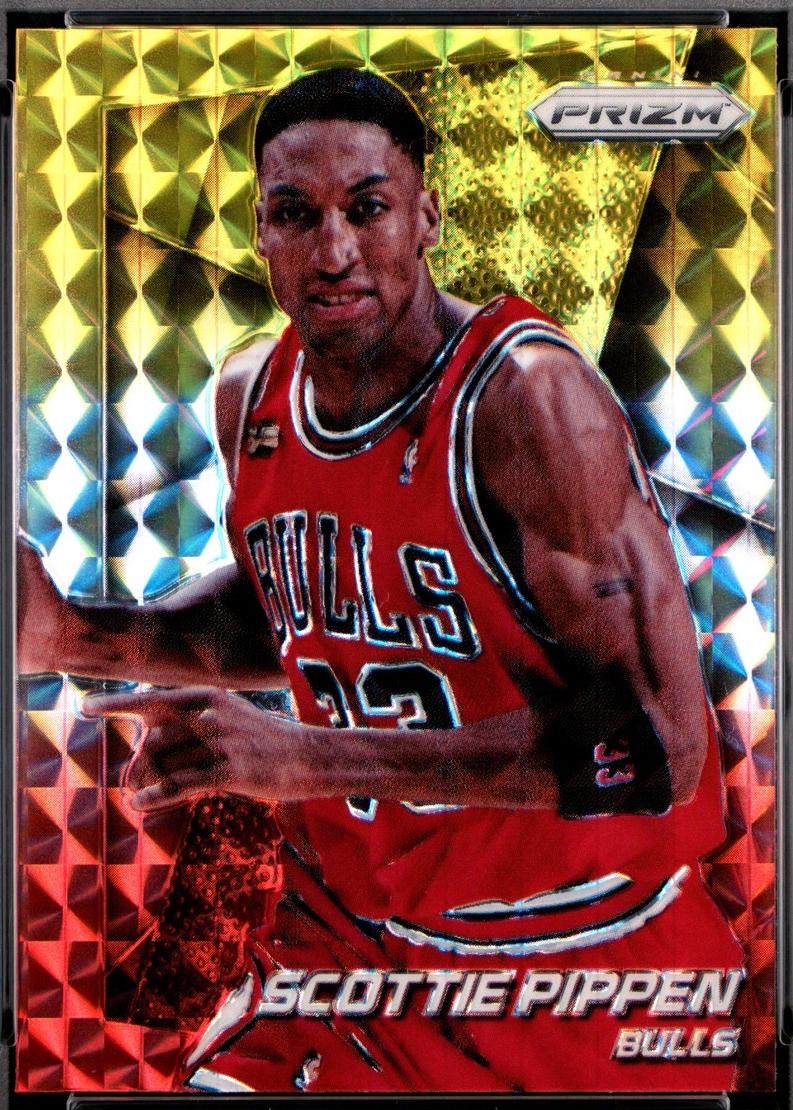 Scottie Pippen [Yellow and Red Mosaic Prizm] #218