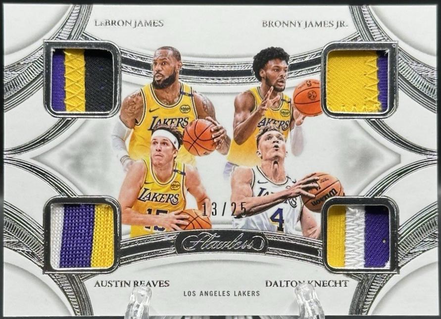 LeBron James / Austin Reaves / Bronny James Jr. / Dalton Knecht #QP-LAK