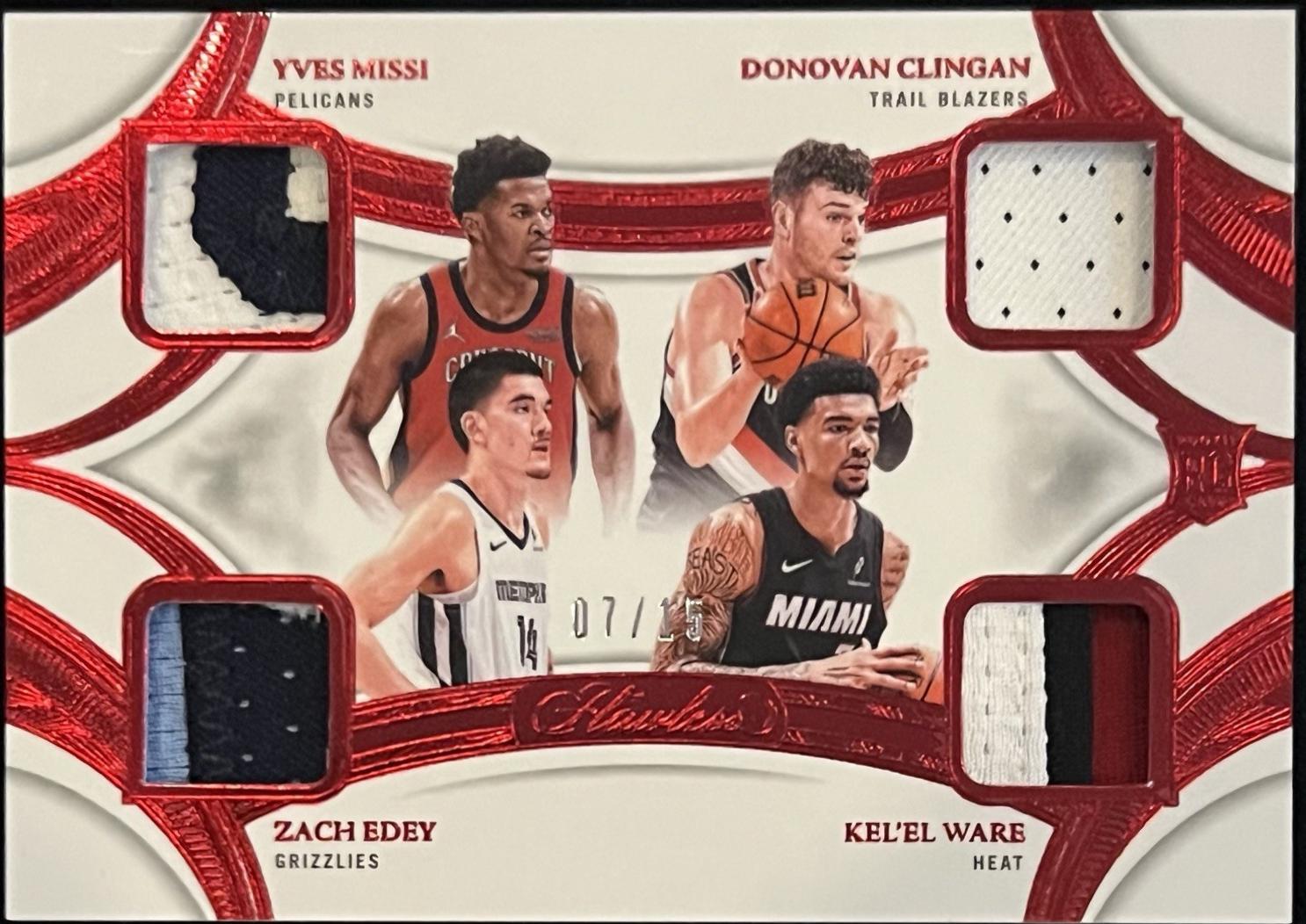 Yves Missi / Donovan Clingan / Kel'el Ware / Zach Edey [Ruby] #QP-RBG