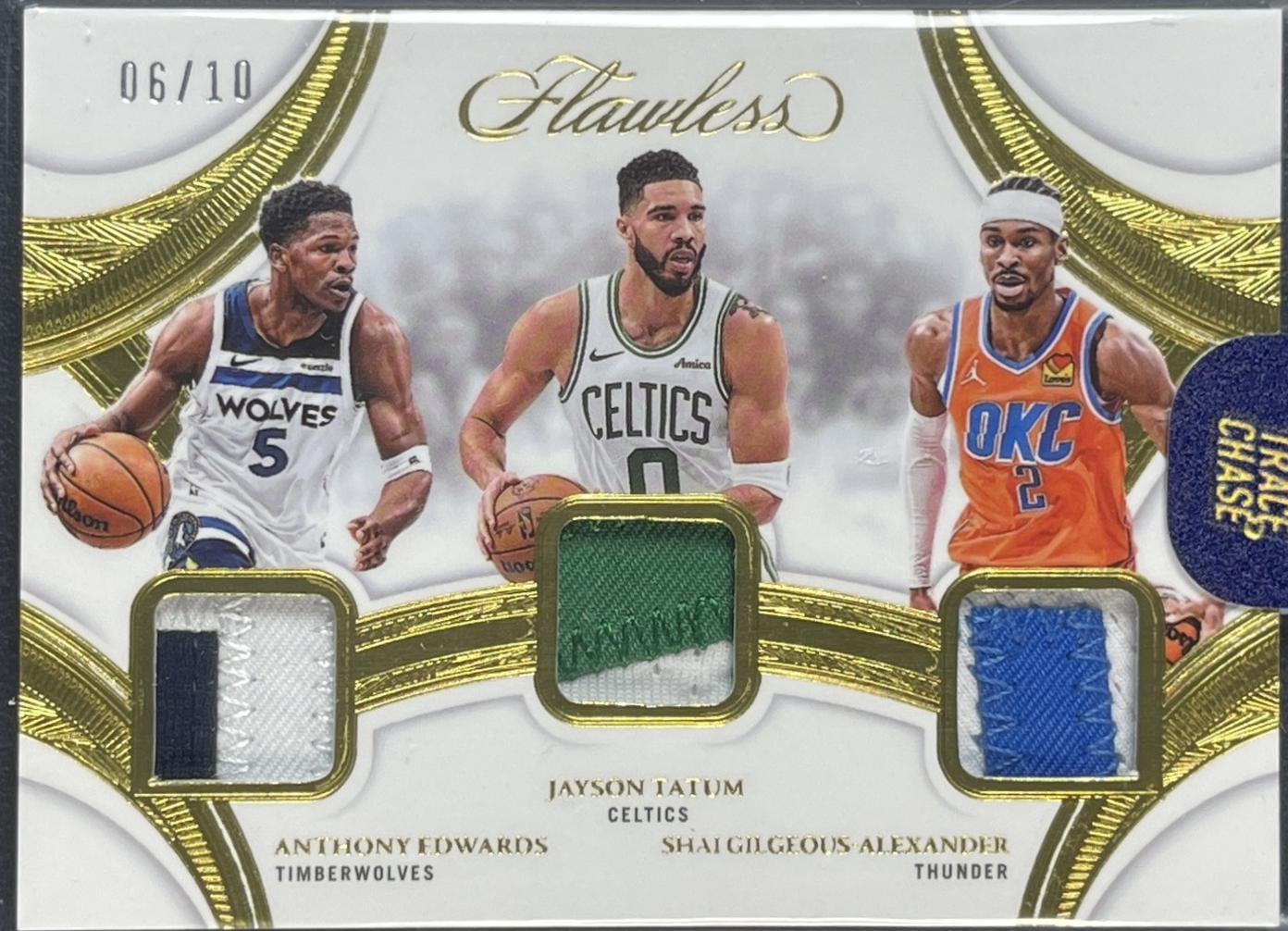 Anthony Edwards / Jayson Tatum / Shai Gilgeous-Alexander [Gold] #3